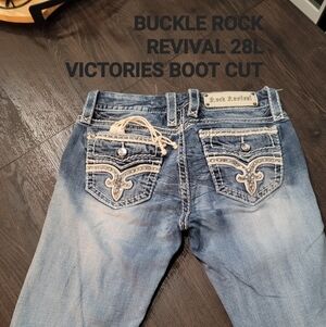 Rock Revival Blue Boot Cut Jeans